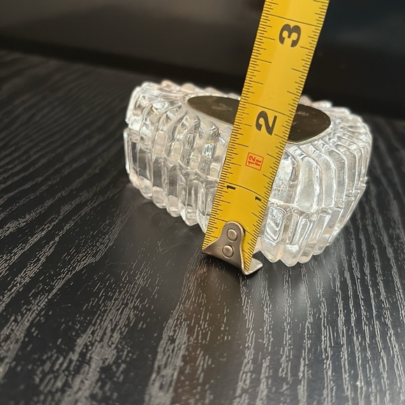 Heart-Shaped Lead Crystal Trinket with Gold Accent “I Love You” Engraving - Picture 6 of 7